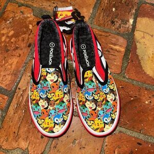 Pokemon Red and Black Kids Sneakers
